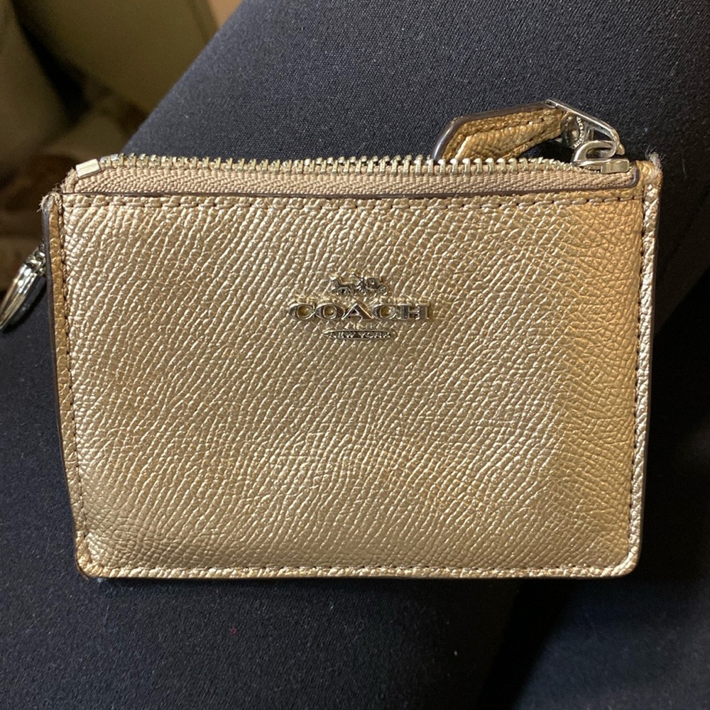Used Coach Cold Card Holder